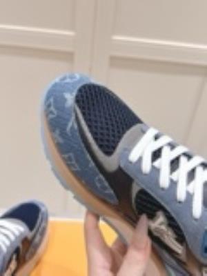 wholesale quality men's louis vuitton run way sneakers model no. 810
